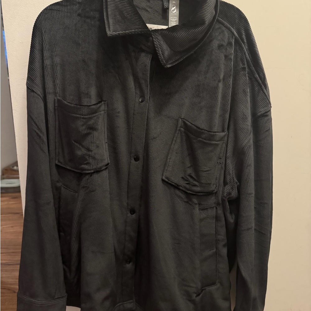 Lou & Grey Black Button Down Shirt